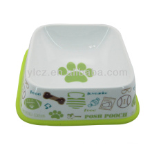 Promotional colorful bone printed dog bowls